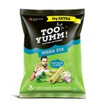 Too Yumm Veggie Stix Sour Cream & Onion, 80g with 10g Extra