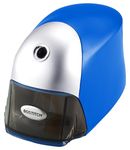 Bostitch Office QuietSharp Executive Heavy Duty Electric Pencil Sharpener for 65% Faster Sharpening and 6X Longer Cutter Life - Colored Pencil Compatible, Blue