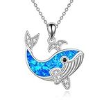 WINNICACA Whale Necklace for Women 