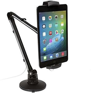 CTA Digital PAD-UAM Ultra-Light Arm Mount with Clamp and Suction Bases for Tablets/Smartphones