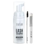 Stacy Lash Paraben and Sulfate-Free Safe Profession Makeup and Mascara Remover/Eyelash Extension Shampoo and Brush Eyelid Foaming Cleanser/Wash for Extensions and Natural Lashes, 50Ml
