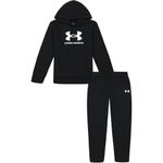 Under Armour Boys Big Logo Set Infant Black/White 5-6 Years