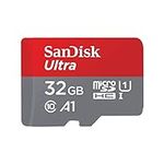 SanDisk 32GB Ultra microSDHC UHS-I Memory Card with Adapter - 120MB/s, C10, U1, Full HD, A1, Micro SD Card - SDSQUA4-032G-GN6MA