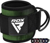 RDX Ankle Straps for Cable Machines Resistance Bands Attachment,7mm Neoprene Padded 10”x4”,Wrist Cuff Women Men Home Fitness, Weight Lifting D-Ring Booty Leg Workout Curls Kickbacks