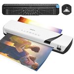 MUIFA Laminator Machine,A3 Thermal Laminator W/40 Laminating Pouches, Paper Trimmer, Corner Rounder, 2-Roller System for a Professional Finish, Ideal for Use at Home/Office/School