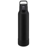 Tiger Large Capacity Bottle with Handle, 1.5 L, Vacuum Insulated Double Wall, Ultra Light Stainless Steel, Certified Antibacterial Stopper, Stone Black, MTA-B150 KK