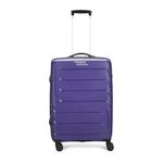 Aristocrat Polypropylene (Pp) Chroma Medium 65Cm Hardsided,8 Wheel Spinner,Fixed Combination Lock, Spacious Trolley, for Men & Women, 7 Year Warranty - Purple