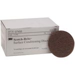 3M Surface Conditioning Disc for Sanding – Metal Surface Prep – Hook and Loop – Aluminum Oxide – Medium Grit – 5” diam. – Pack of 10