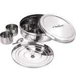 Neelam Stainless Steel Spice Box Set of 10 Pieces - 1225 ml