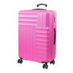 Pierre Cardin Large Suitcase 30 Inch | Hard Sided | Travel Lightweight Luggage TSA Locks | 4 Dual Spinner Wheels | Hold Check in Case CL898 (Bright Pink, Large)