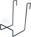 Camco - 21029 Heavy Duty Chair Rack- Hook on RV Ladder to Support Folding Chairs, Picnic Chairs, and Beach Chairs During Travel- Black (51490)