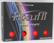 Accufli Max Soft Golf Balls (Matte Red 12PK)