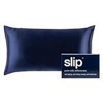 Slip Silk King Pillowcase, Navy (20