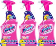 Vanish Oxi Action Multi Stain Spray for Couloured Garments and Fabrics - 500ml Pre-Treat Spray Without Chlorine Bleach (3 x 500ml)