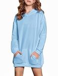 Arshiner Girls Hoodies Kids Long Pullover Hooded Sweatshirt with Kangaroo Pocket