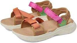 Teva Women's Zymic Sandal, Latte/Prism Multi, 7