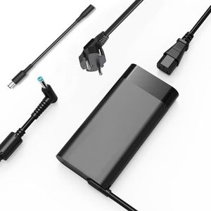 Chargeur 200W 150W 19,5V 10,3A Adaptateur Secteur pour HP Pavilion Gaming 15 16 17, Omen 15 17, HP ZBook G3 G4 G5 G6 G7 G8 15 15t 17 17t,TPN-CA03 TPN-DA10 ADP-200HB B Alimentation de PC Portable