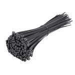 Cable Ties 300mm x 4.6mm Black - 250 Pack Beeway 12 inch Premium Self-Locking Nylon Zip Tie Wraps