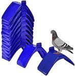 Qingsi 20Pcs Pigeon Rest Stand Plastic Pigeon Perch Bird Dwelling Stand Plastic Pigeon Perches Roost Plastic Pigeon Perch for Pigeon and Other Birds