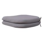 RACE LEAF Garden Chair Cushions,Chair Pads,Seat Pads for Dining Chairs,Cover Indoor Outdoor Seat Pad Cushions,for Your Living Room, Patio,Car,And More (round Pack of 2, light grey)