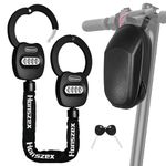 Honszex E Scooter Lock with Bag, Cadenas Trotinette Electrique, 31.8 inch Electric Scooter Lock-Anti-Theft, Escooter Lock with Combination, Scooter Accessories, Heavy Duty Lock for E Scooter, E Bike