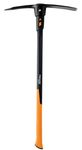 Fiskars Pro IsoCore Dual-Ended Pickaxe and Hoe with Shock Reduction, 36 in