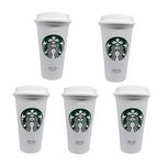 Starbucks Reusable Travel Cup to Go Coffee Cup (Pack of 5)