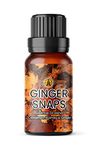 Ginger Snaps (100ml) - Pure Ginger, Cinnamon & Nutmeg Essential Oil Blends – Christmas & Winter Fragrances – Aromatherapy, Diffuser Oils, Oil Burner, Meditation, Yoga