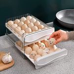 MosQuick® 40 Egg Storage Box Egg Holder Egg Box Egg storage box for fridge Egg holder for kitchen, Egg Tray, Egg Crate, egg container egg storage basket egg holder for fridge egg egg tray for fridge