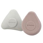 Derwent Shaped Art Eraser, Set Of 2, Multi-Colour, Professional Quality, 2301964