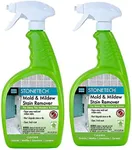 STONETECH Mold & Mildew Stain Remover, Cleaner for Natural Stone, 24-Ounce (.710L) Spray Bottle, 2-pack