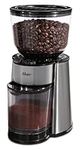 Oster BVSTBMH23-033 Coffee Burr Mill Grinder with Hopper, Stainless Steel/Black