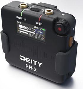 Deity PR-2 - Pocket Audio Recorder with 32-Bit Float Recording, 3.5mm Lavalier W.Lav Pro Mic, Timecode Sync, & Sidus Audio App Control for Filmmakers & Travelling Media (US Version)