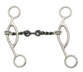 Tough 1 Unisex Adult English-Equestrian-Style Horse bits, Stainless Steel, 5 US