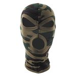 MFH 3 Hole Balaclava Lightweight Cotton Woodland