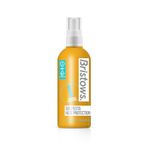 Bristows Heat Protection Sol Fiesta Spray, sweet notes of salted caramel and pistachio. Protects up to 200 degrees, infused with Pro Vitamin B5, heals & protects hair. 200ml