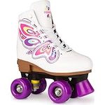 Rookie Adjustable Skate Roller Skates, Youth Unisex, White (White), 35-38