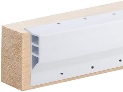 Lunghaa 10-Pack Full Face Dock Bumpers, White Heavy-Duty Marine Fender Set, Rub Rail & Piling Protection for Boats/Piers