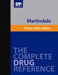 MARTINDALE THE COMPLETE DRUG REFERENCE 2 VOL SET 36ED