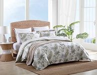 Tommy Bahama | Waimea Bay Collection | Comforter Set - 100% Cotton, Reversible, Medium Weight Bedding, Ideal for All Seasons, King, Green