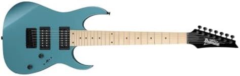 Ibanez GRG 7 String Solid-Body Electric Guitar Right, Metallic Light Blue Full GRG7221MMLB