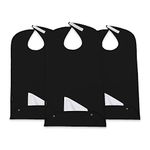 Classy Pal | Adult Bibs for Men & Women | Clothing Protector for Senior Citizens (Black x 3pk)