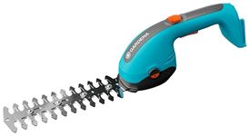 Gardena cordless grass and shrub shears PowerCut 20/18 V P4A solo: Hedge & lawn garden shears, grass blade cutting width 8 cm, shrub blade 20 cm, easy blade replacement, excl. battery (14750-55)