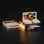 Hilighting Upgraded Led Light Kit for Lego Ideas Polaroid OneStep SX-70 Camera Building Set, Compatible with Lego 21345 (Model Not Included)