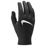 NIKE N.RG.L4.042.ML, Running Gloves Unisex Adult, Black, M/L