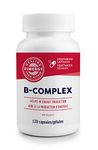 Vimergy Adapto B-Complex – Helps in energy metabolism, energy production and in the normal function of the immune system.* – Kosher, Vegan & Gluten-Free – 120 Capsules