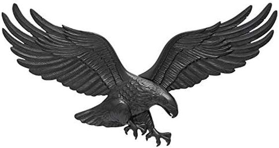 Whitehall Products Decorative Wall Eagle, 29-Inch, Black
