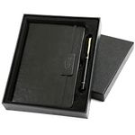 Kesote A5 Diary Journal Gift Set Lined Notebook Classic Ruled Hardcover Notebook for Journal Dairy Elastic Closure & Expandable Paper Pocket, Black, 5.5 x 8.5’’