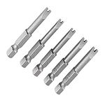 Zohino 5 PCS U-Type Screwdriver Bit U4 U5 U6 U7 U8 Magnetic U Screwdriver Drill Screwdriver Bits Power Tools Kit 50MM 2 Inches Length