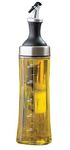 Tablecraft HVN142 Olive Oil Infuser, Glass with Plastic and Metal Pour Spout Top, Clear